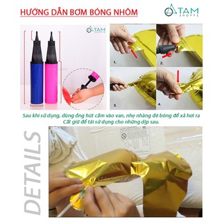 Đồ bơm bong bóng cầm tay TAN