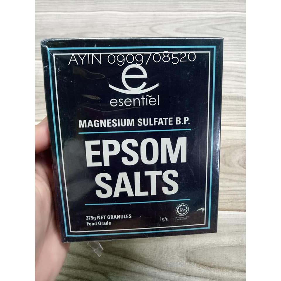 Muối Tắm Epsom Salts 375g ( Tặng kèm mặt nạ mắt nóng )