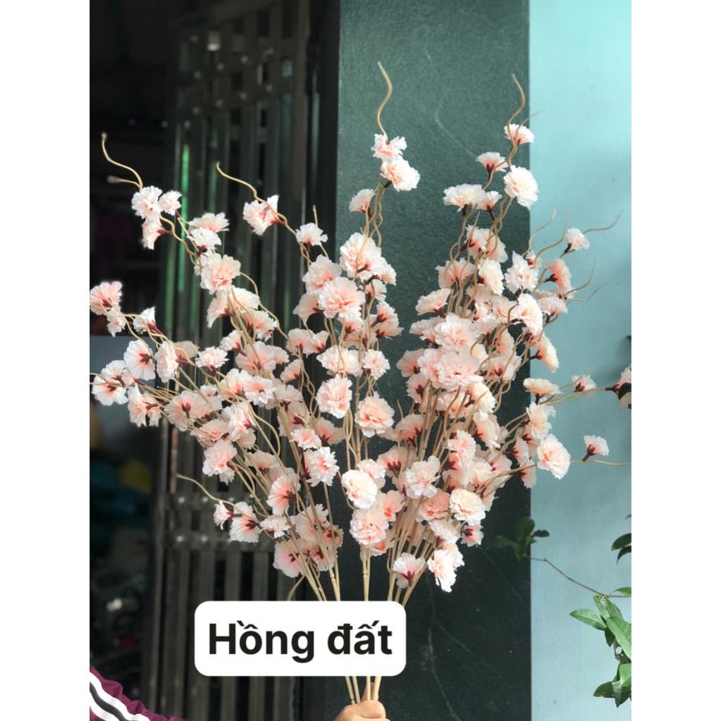 Anh Đào Râu, hoa leo giả vải lụa cao cấp decor trang trí nhà cửa