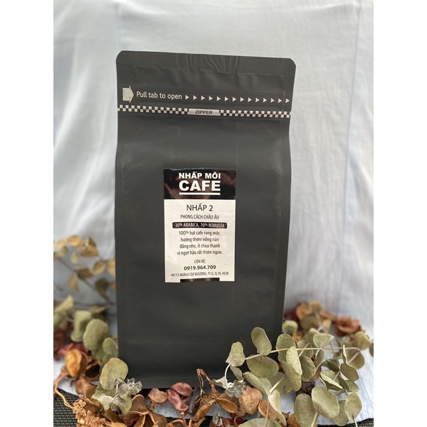 Cafe Sạch Nguyên Chất Gu Âu Rang Mộc 500Gr - Nhấp Môi Cafe | BigBuy360 - bigbuy360.vn