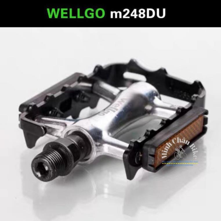 Bàn Đạp Xe Đạp Nhôm. Pedal xe đạp nhôm Wellgo VM-248