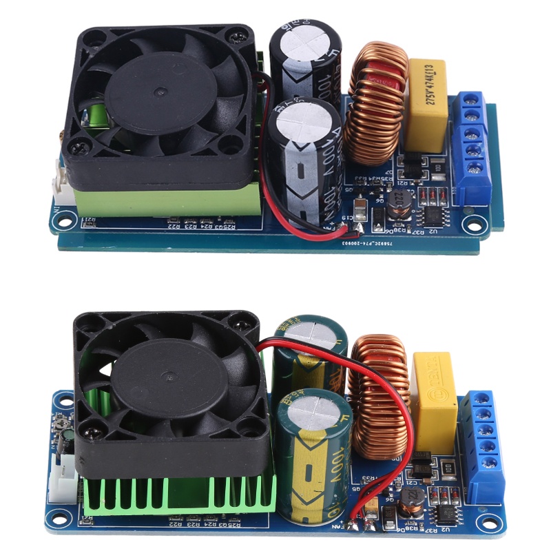 Bảng Mạch Khuếch Đại Âm Thanh Kỹ Thuật Số Kênh Đơn zzz IRS2092S 500W Kèm Quạt