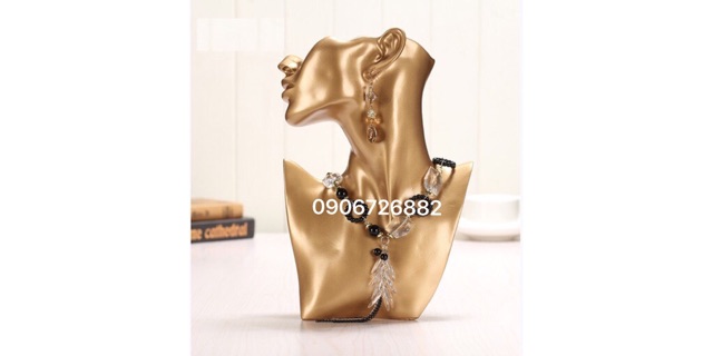 Manocanh cổ dây chuyền,bông tai