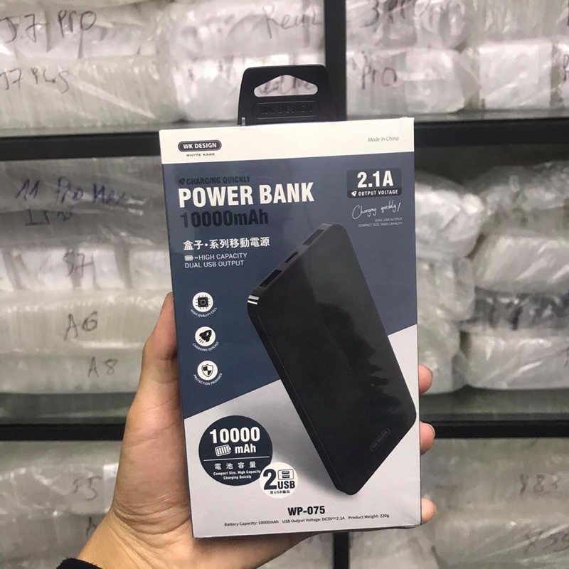 Pin Sạc dự phòng WP 075 10.000mah - CHÍNH HÃNG