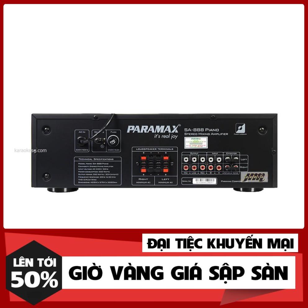 Hàng Chính hãng -  Amply Karaoke Paramax SA-888 PIANO