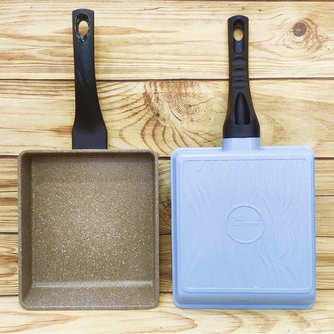 chảo chống dính hình vuông 20x23cm - chảo chống dính hình vuông