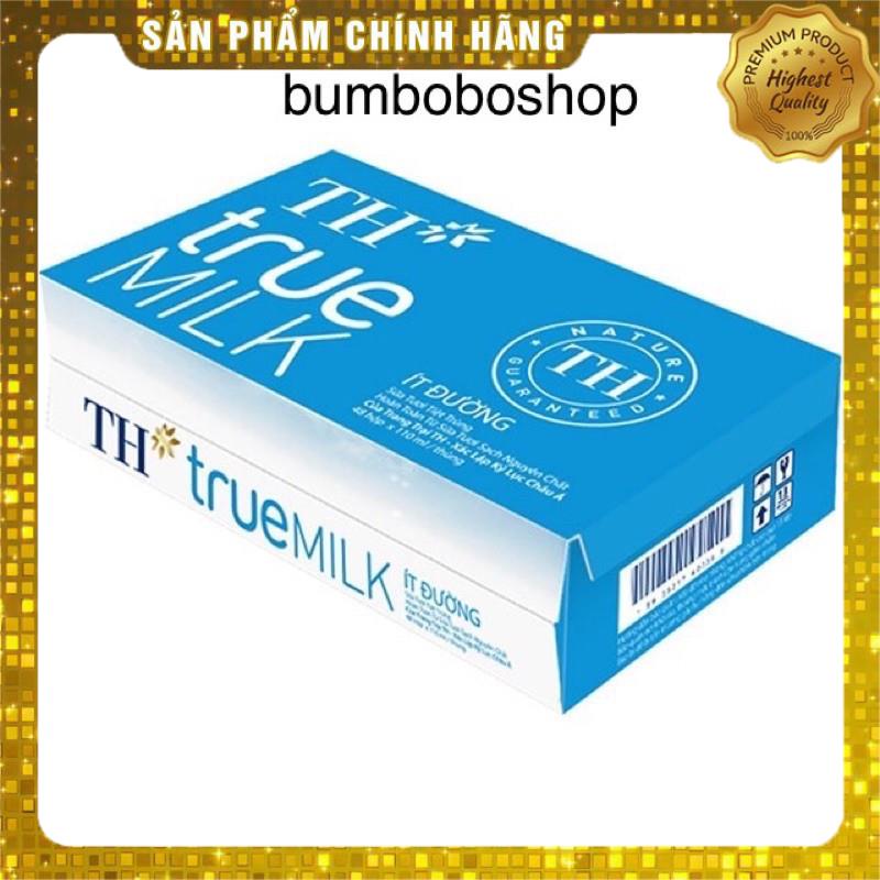 Sữa TH true milk có đường/ít đường/không đường hộp 110ml