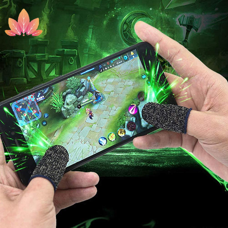 Găng tay Cotton Siêu Mỏng Thoáng Khí Chống Mồ Hôi Bảo Vệ Ngón Tay Chơi Game