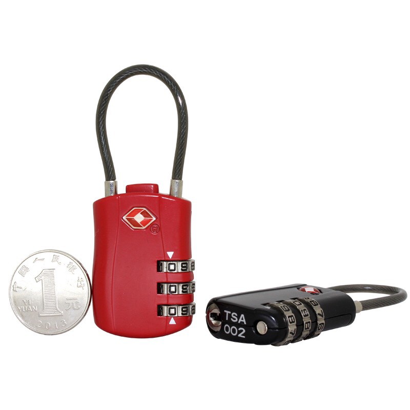 Ổ khóa số TSA cho vali du lịch TSA002 CFTRAVL (chọn màu) - Hàng chính hãng