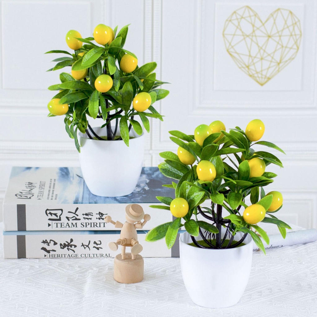 Chậu Cây Cảnh Giả Bằng Nhựa 12 Lưới Để Bàn Trang Trí