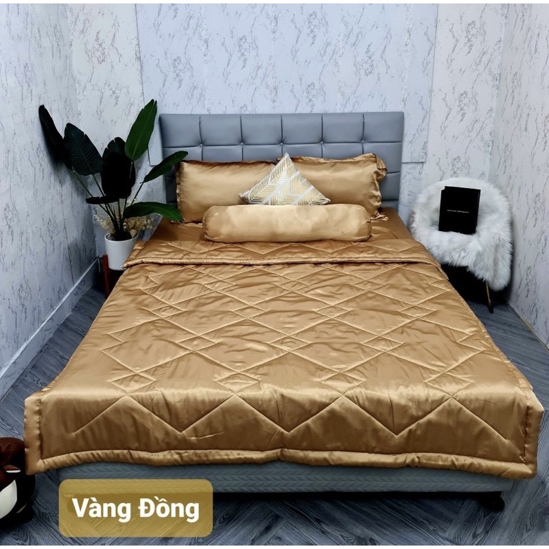 Trọn Bộ Drap Phi Lụa Cao Cấp Full 5 món | BigBuy360 - bigbuy360.vn