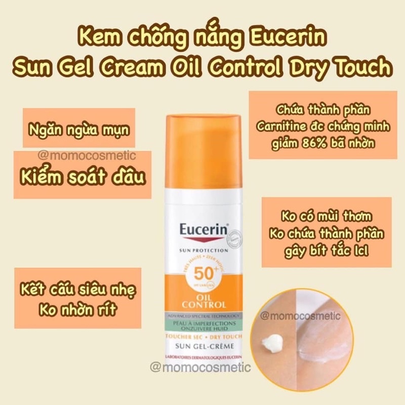 Kem chống nắng Eucerin SPF50