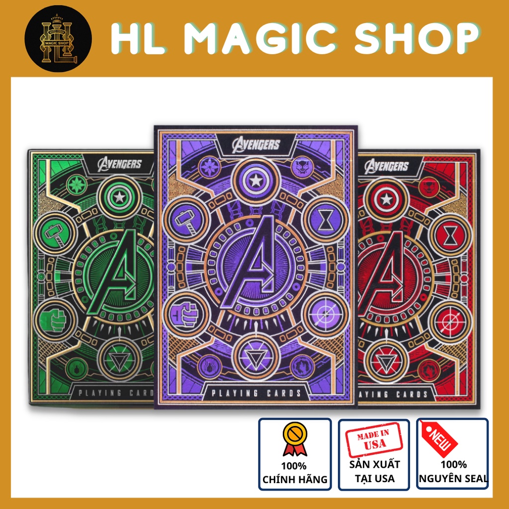 Bộ bài tây Avengers: Infinity Saga Playing Cards by theory11