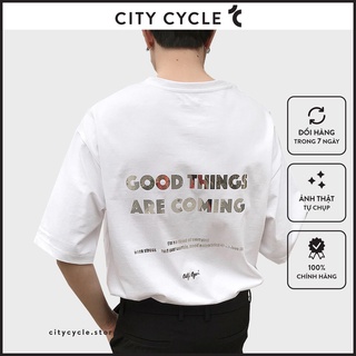 Áo thun nam nữ Good things City Cycle - Áo thun tay lỡ Unisex form rộng Local Brand