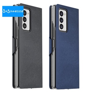 Bao da điện thoại dạng ví nắp lật chống thấm nước sang trọng dành cho Samsung Galaxy Z Fold 2 5g - 2