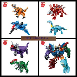 Đồ chơi xếp hình kiểu lắp ráp Lego QM 1414 - 1 đến 1414 - 6 ( giao ngẫu nhiên)