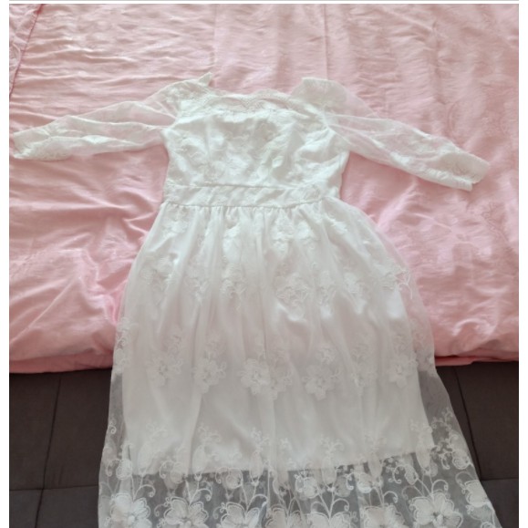 Váy ren cao cấp dáng dài DX09 (sẵn hàng) | BigBuy360 - bigbuy360.vn