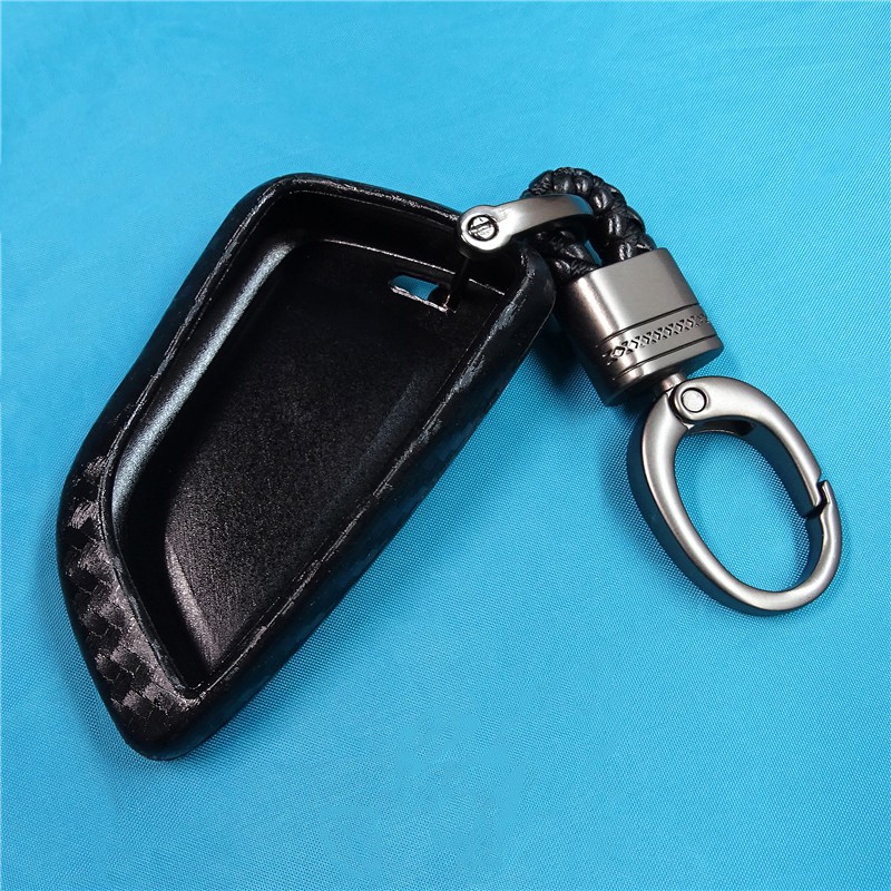 Chìa Khóa Ô Tô Sợi Carbon Cho Xe BMW X1 X3 X5 X6 Series 1 2 5 7 F15 F16 E53 E70 E39 F10 F30 G30 Vỏ Protecor