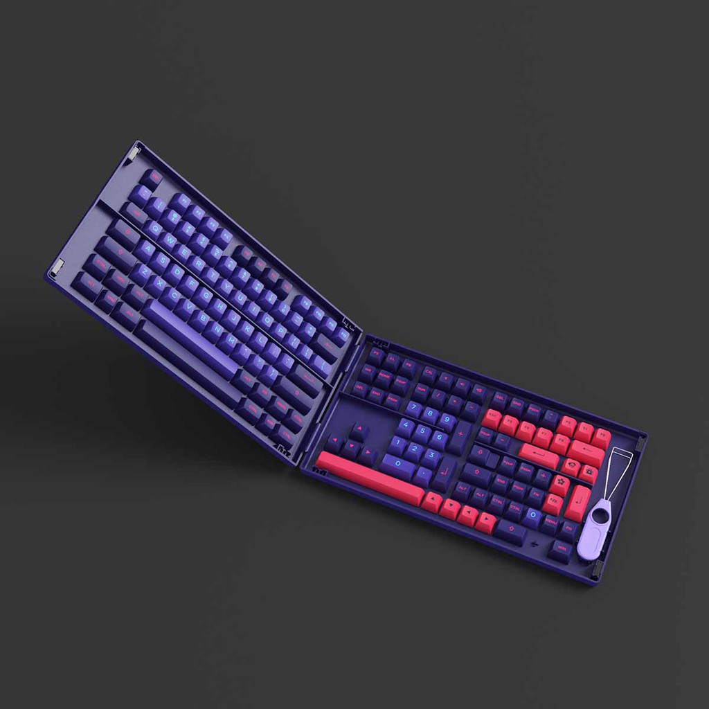 Nút bàn phím - Akko set Keycap Neon - ASA Profile - Hàng Chính Hãng