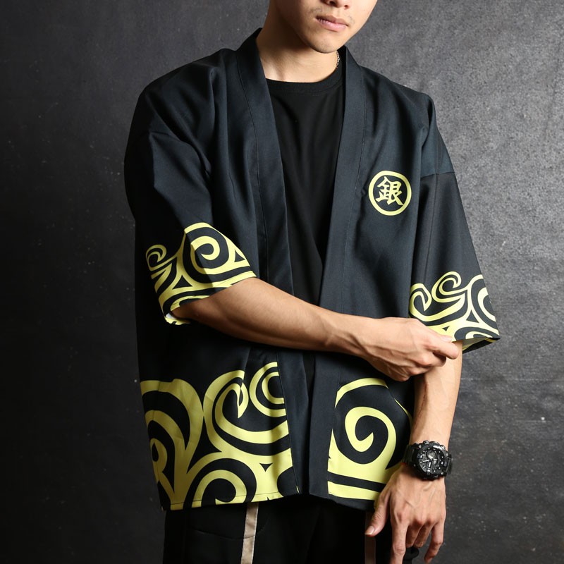 Áo khoác họa tiết Gintoki ❤ Hacojany ❤ Áo khoác phong cách Nhật ❤ Áo khoác form rộng đủ size nam nữ unisex | BigBuy360 - bigbuy360.vn