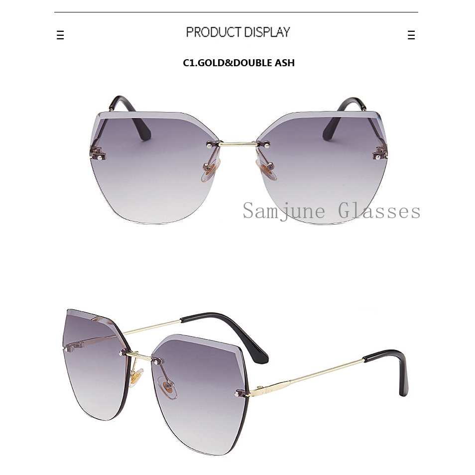 Kính mát mắt mèo phong cách vintage thời trang cho nữ Samjune