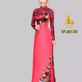 Vải áo dài in 3D tằm ý/lụa nhật