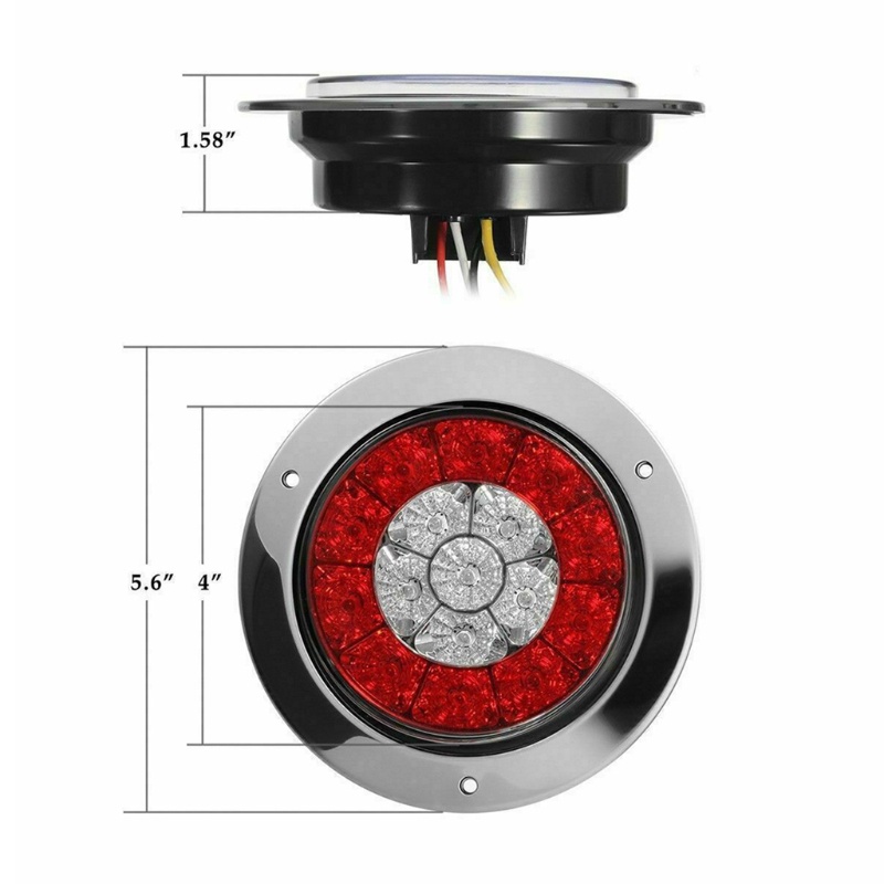 Đèn led hậu 16 bóng hình tròn dành cho xe tải