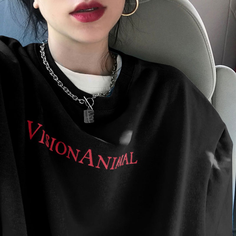 NRVP Áo Hoodie Thiết Kế Đơn Giản Thời Trang Hàn Quốc Cho Nữ