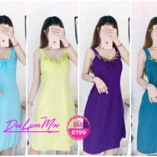 ( Mua nhiều giảm giáz) Đầm ngủ - Đầm mặc nhà thun lạnh nữ