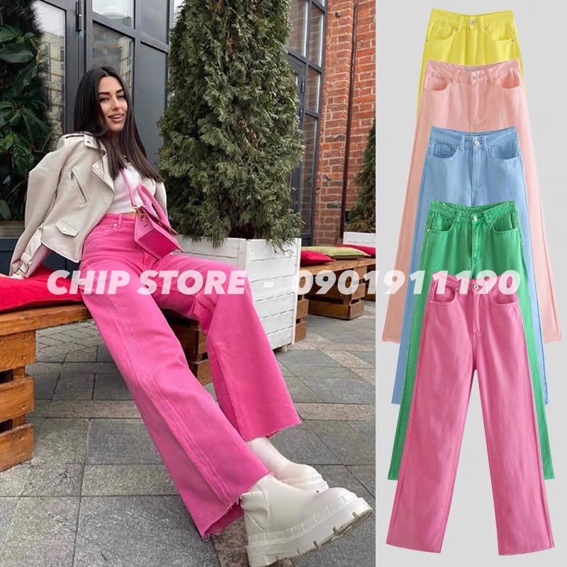 QUẦN ỐNG SUÔNG ZARA XUẤT DƯ XỊN NHIỀU MÀU - ORDER (ảnh thật)