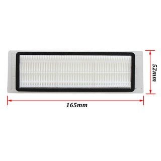 Chổi 6 cạnh+4 tấm lọc Hepa+2 chổi chính chữ X dành cho Robot hút bụi Xiaomi Roborock S50