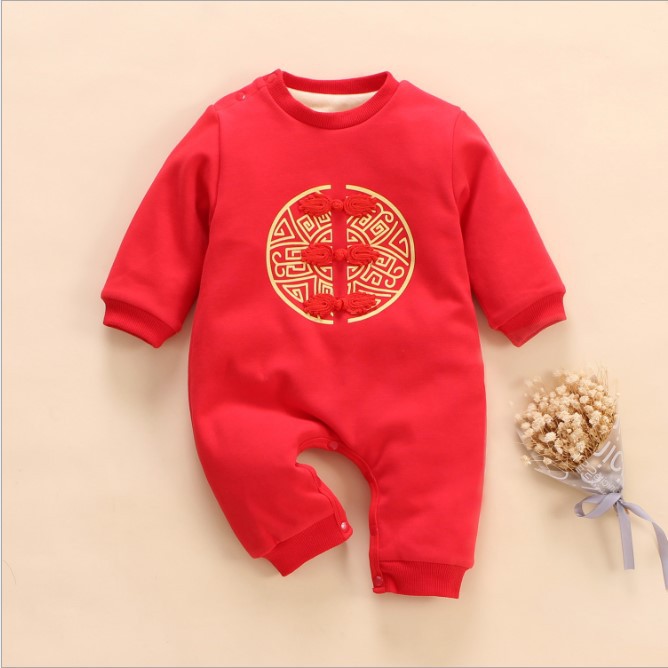 Bộ body tết cho bé BONBON KIDS nỉ bông dưới 18 tháng tuổi [036]