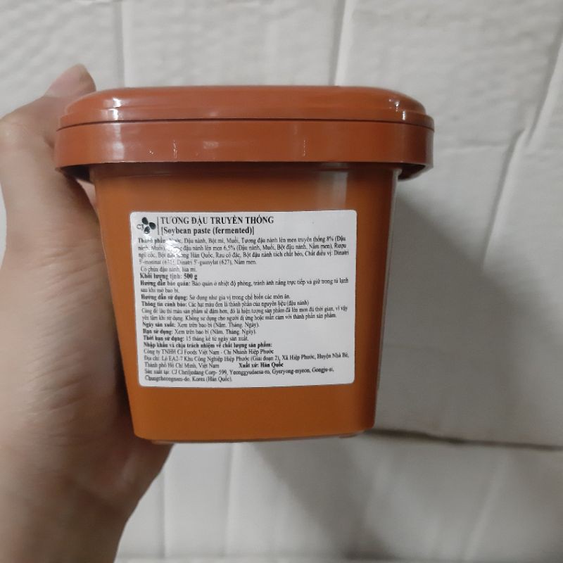 Tương Đậu Truyền Thống Hàn Quốc 500gram
