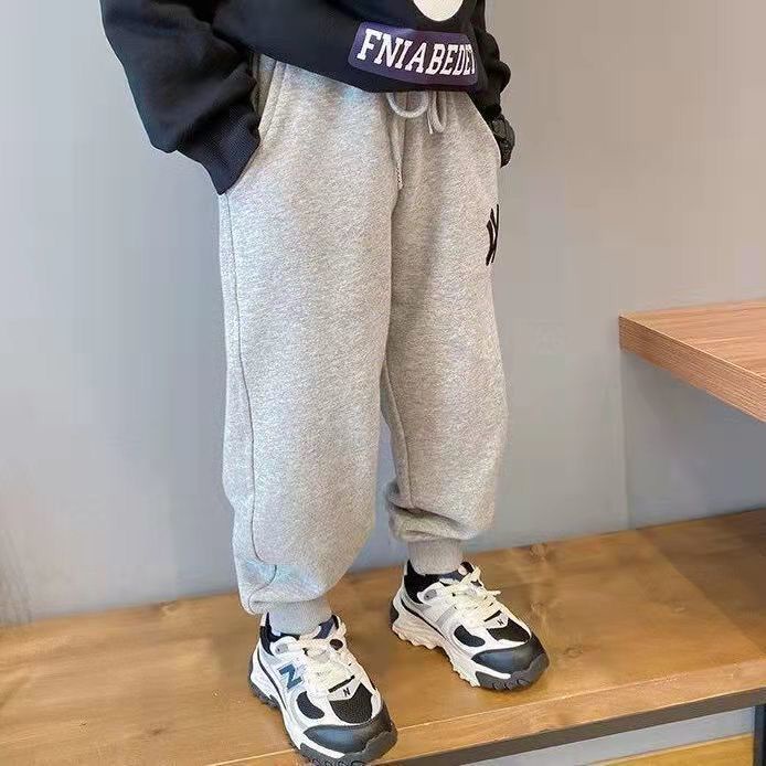 Quần Thể Thao Dáng Rộng Phong Cách Thời Trang Xuân Thu Dành Cho Bé Trai