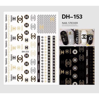 Sticker thương hiệu nail trang trí móng