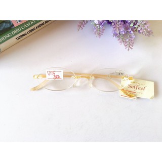 V115: kính viễn +3.5 độ nội địa nhật thương hiệu selfeed