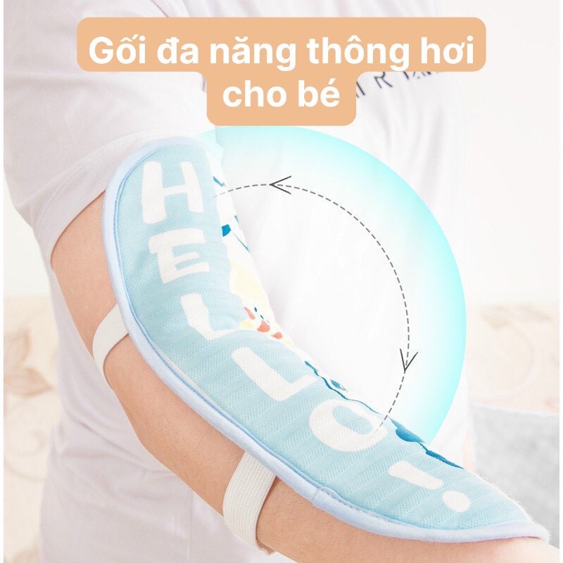 Gối đa năng thông hơi mẫu mới cho bé yêu( mãu mới)