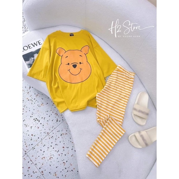 SET BỘ GẤU POOH SIÊU XINH VẢI ĐẸP