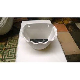 Combo 3 Chậu nhựa ốp tường bán nguyệt