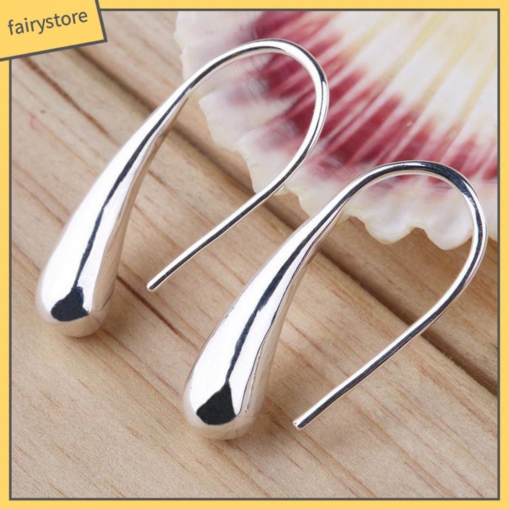 Hoa Tai Xi Bạc Dáng Dài Cho Nữ