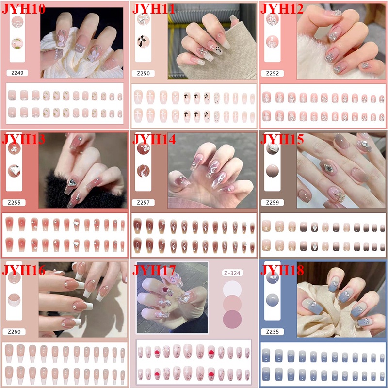 Bộ 24 Móng Tay Giả Họa Tiết Da Báo Thời Trang