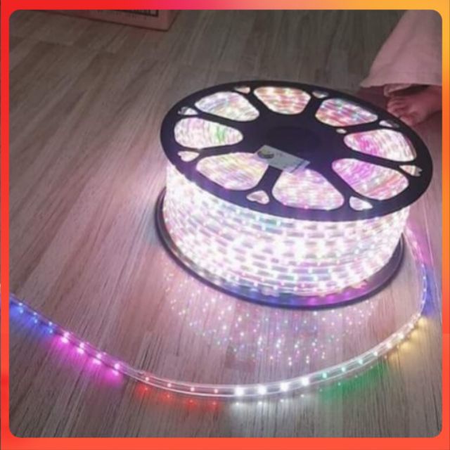 Chính Hãng Dây LED nháy đuổi (10 mét) nhiều màu 2835 2 hàng 220V siêu đẹp (tặng 1 nguồn) Chuẩn hàng