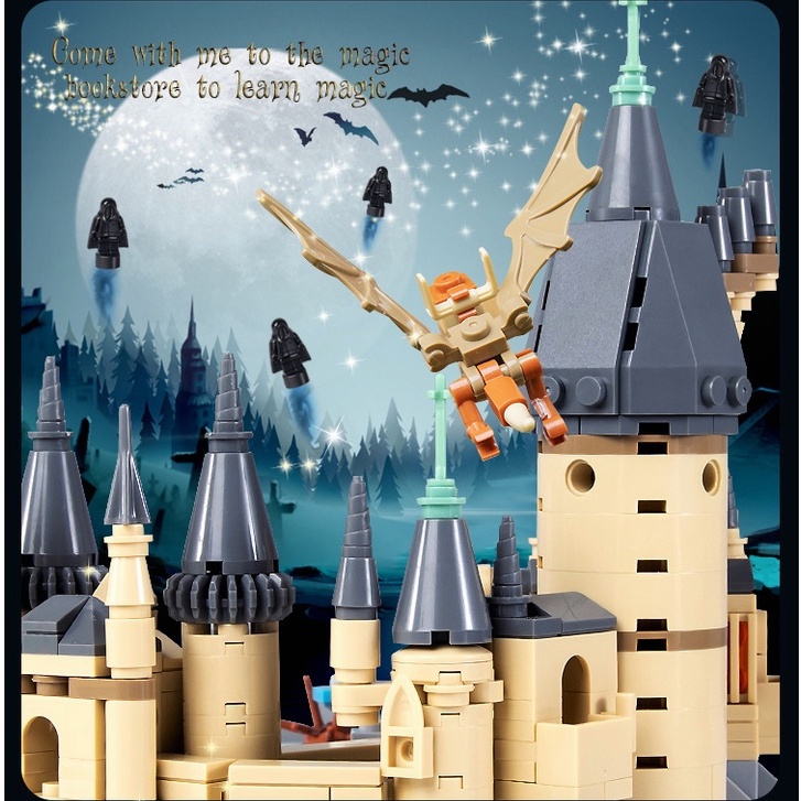 Mô Hình Lắp Ráp Lâu Đài Hogwarts 13010 Trong Phim Harry Potter