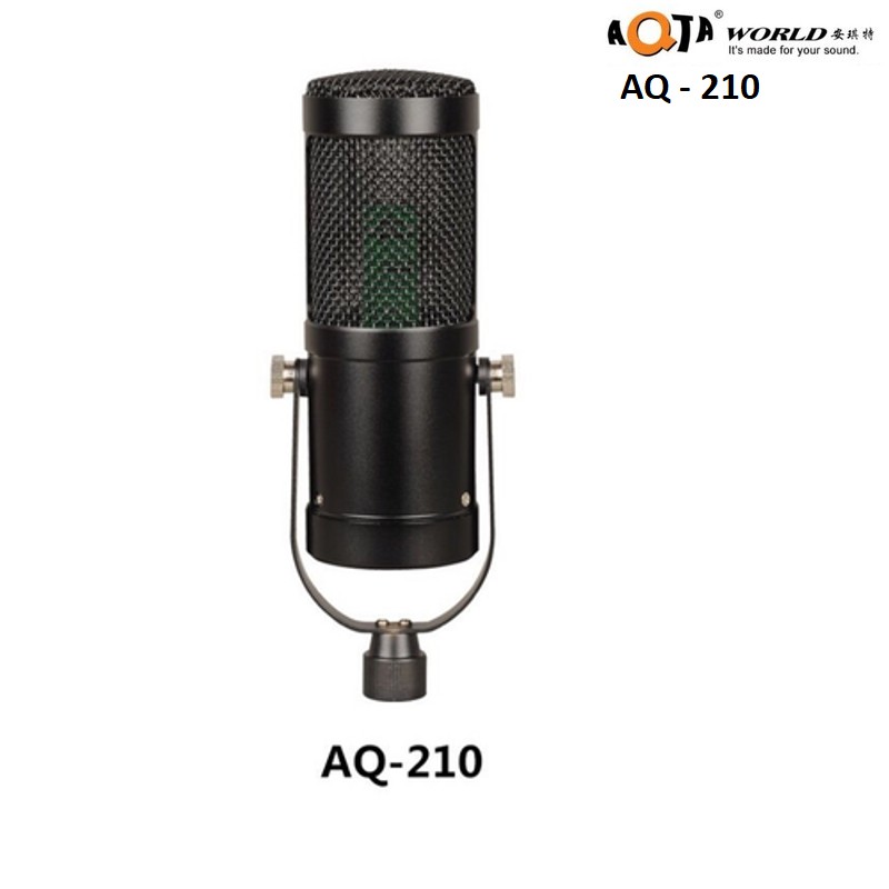 Micro Thu Âm AQTA AQ 210 - Micro Hát Karaoke Online - Thu Âm - Livestream Cao Cấp Chính Hãng Bảo Hành 6 Tháng