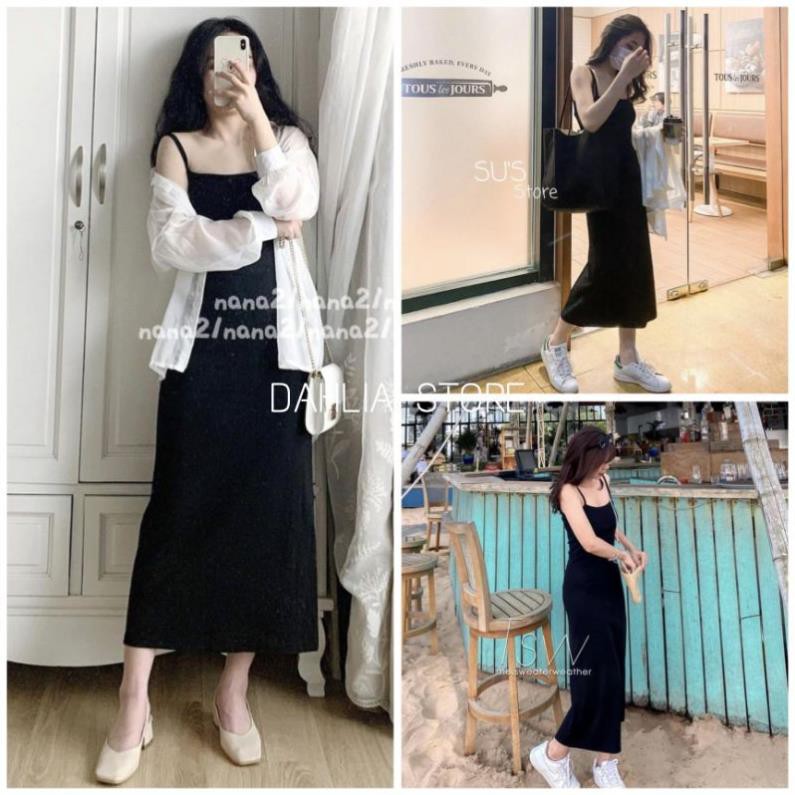 🌸 Váy 2s midi dáng dài, bánh bèo tiểu thư mặc đi biển ulzzang HOT 🌸 new