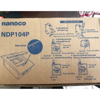 Tủ Điện Âm Tường Nanoco 2-4 Modules