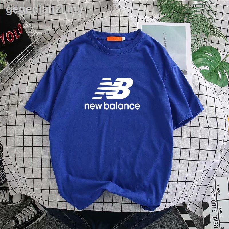 Áo Thun Thể Thao New Balance Tay Ngắn Cổ Tròn Dáng Rộng Thời Trang Mùa Hè Dành Cho Nam Và Nữ