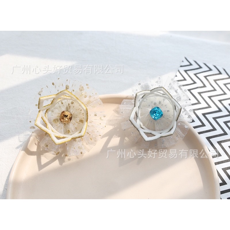 Băng đô/Kẹp tóc vương miện đáng yêu phong cách Hàn Quốc cho bé