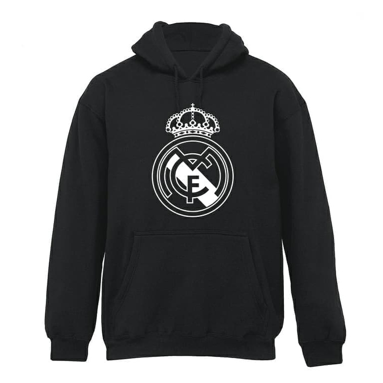 Áo Khoác Hoodie In Logo Real Madrid