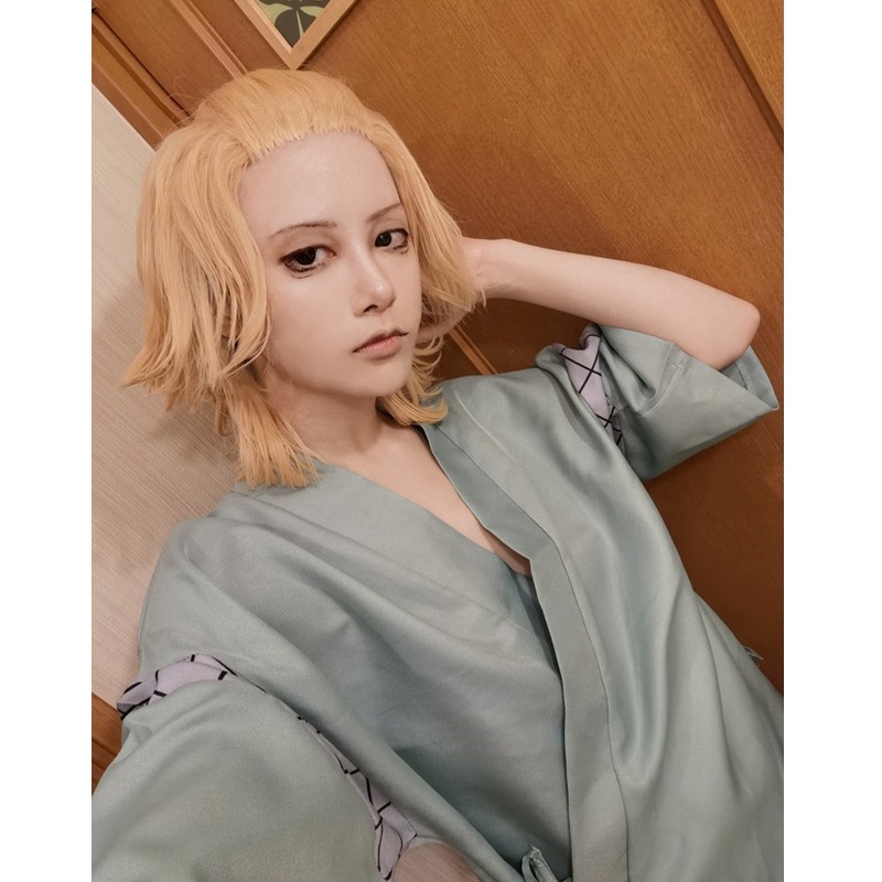 Tokyo Revengers cos Clothing cosplay Costume Mikey Short Kimono Wig Clogs Suit Perfect Restoration